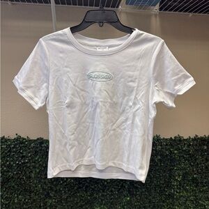 Glossier White Tee - L